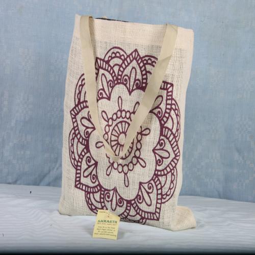 Printed Jute Bags (Code 020)