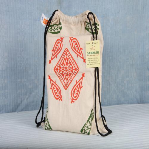 Gada Sling Bag With Block Print