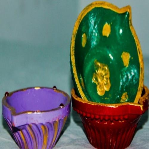 Earthen  Lamp EL008