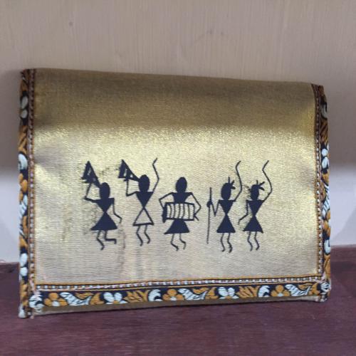 Jute and cloth purse